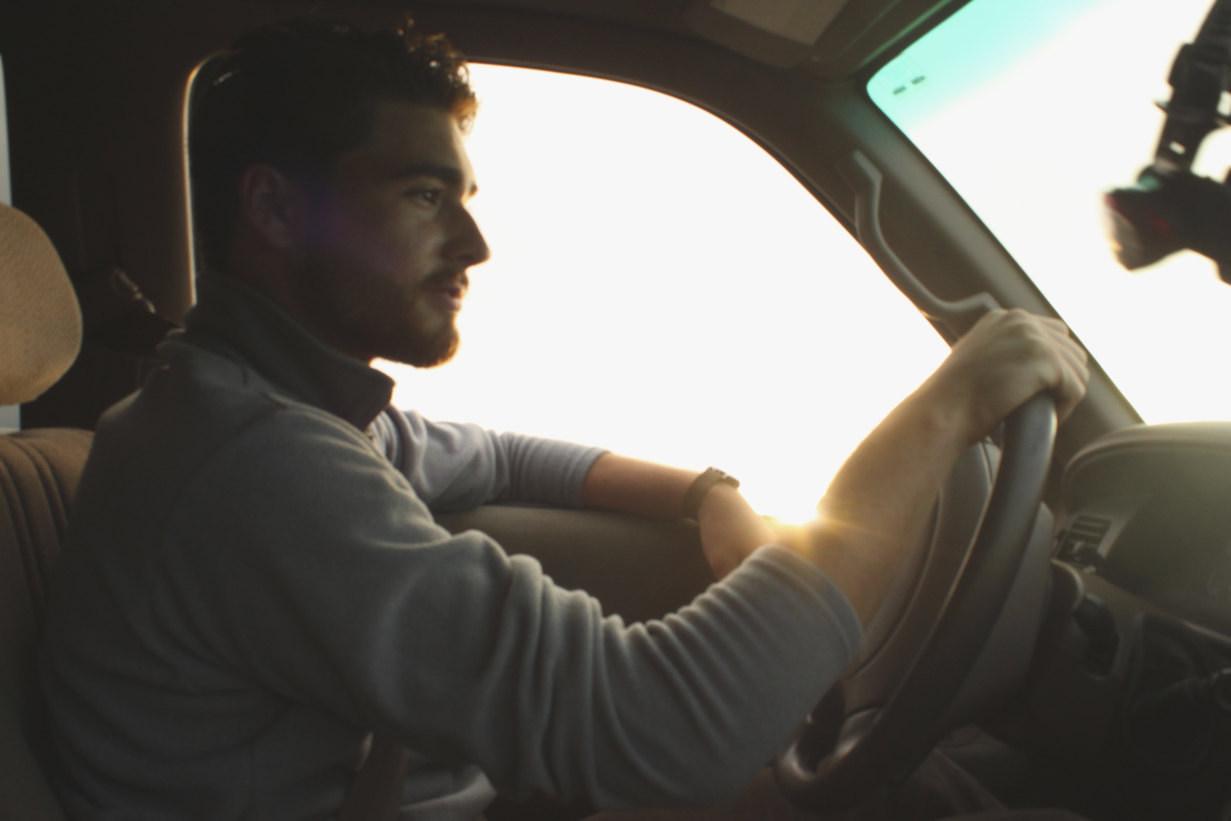 MAN IN A TRUCK