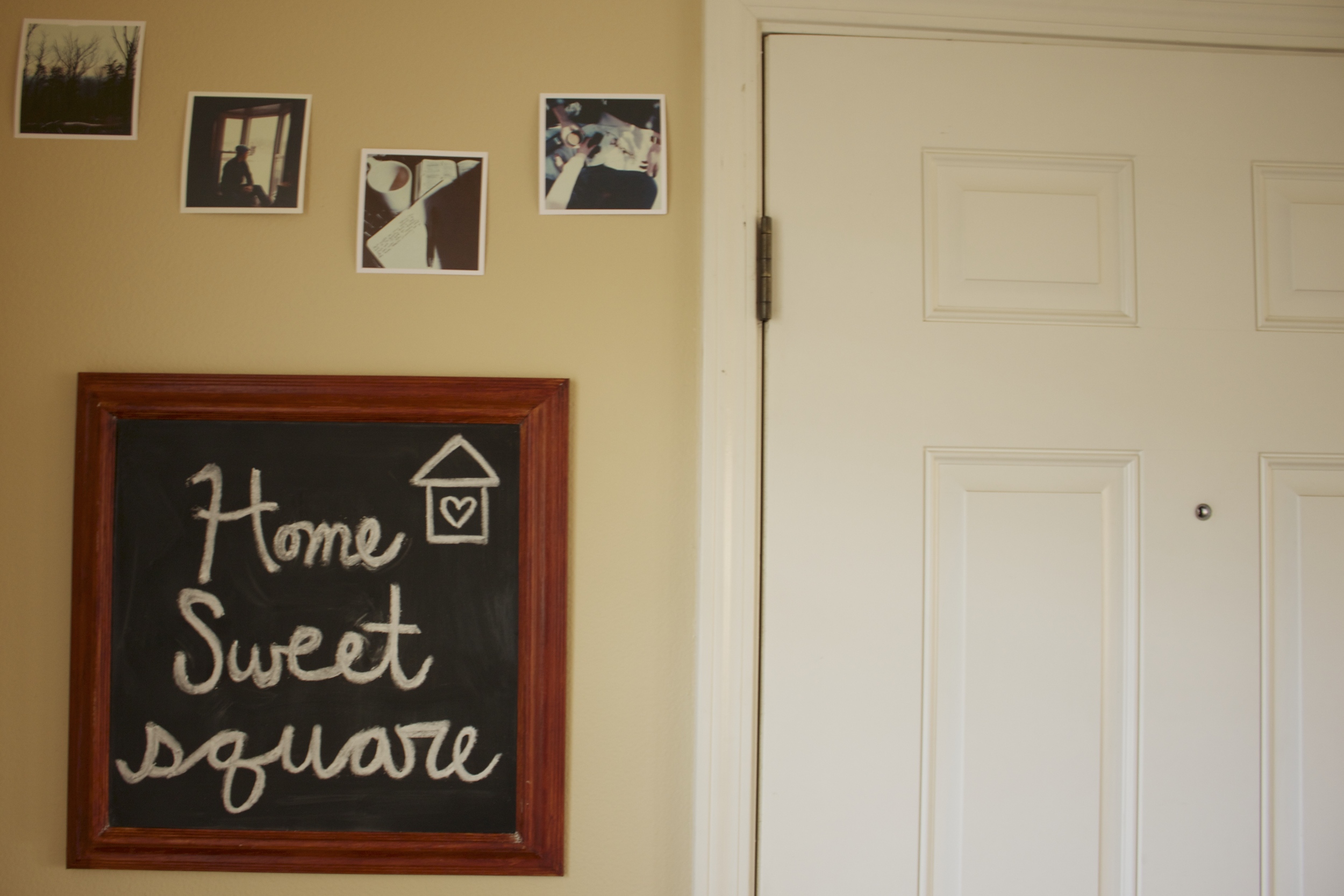 GETTING CREATIVE: DIY CHALKBOARD