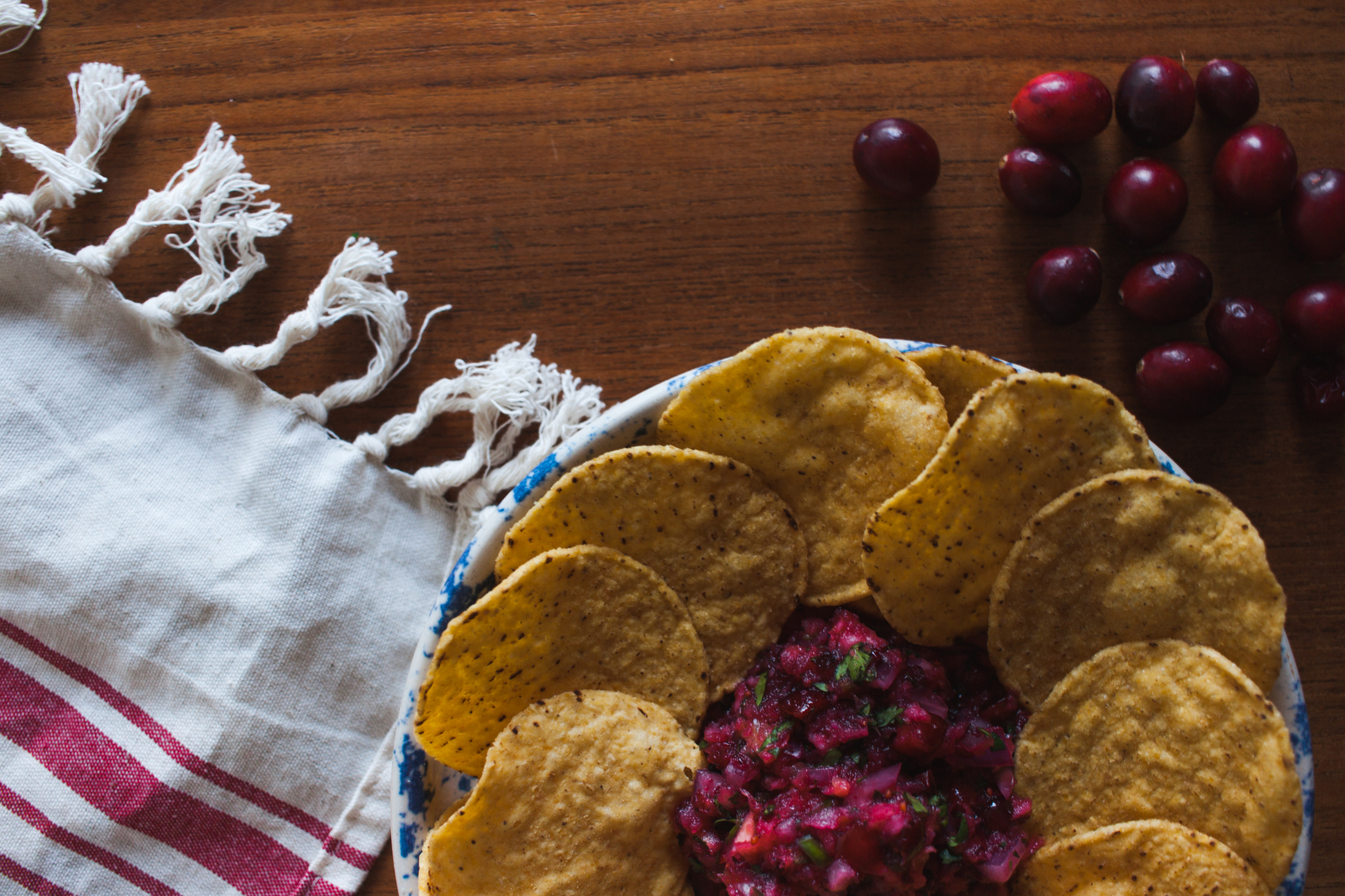 CRANBERRY SALSA – HOLIDAY PARTY DISH