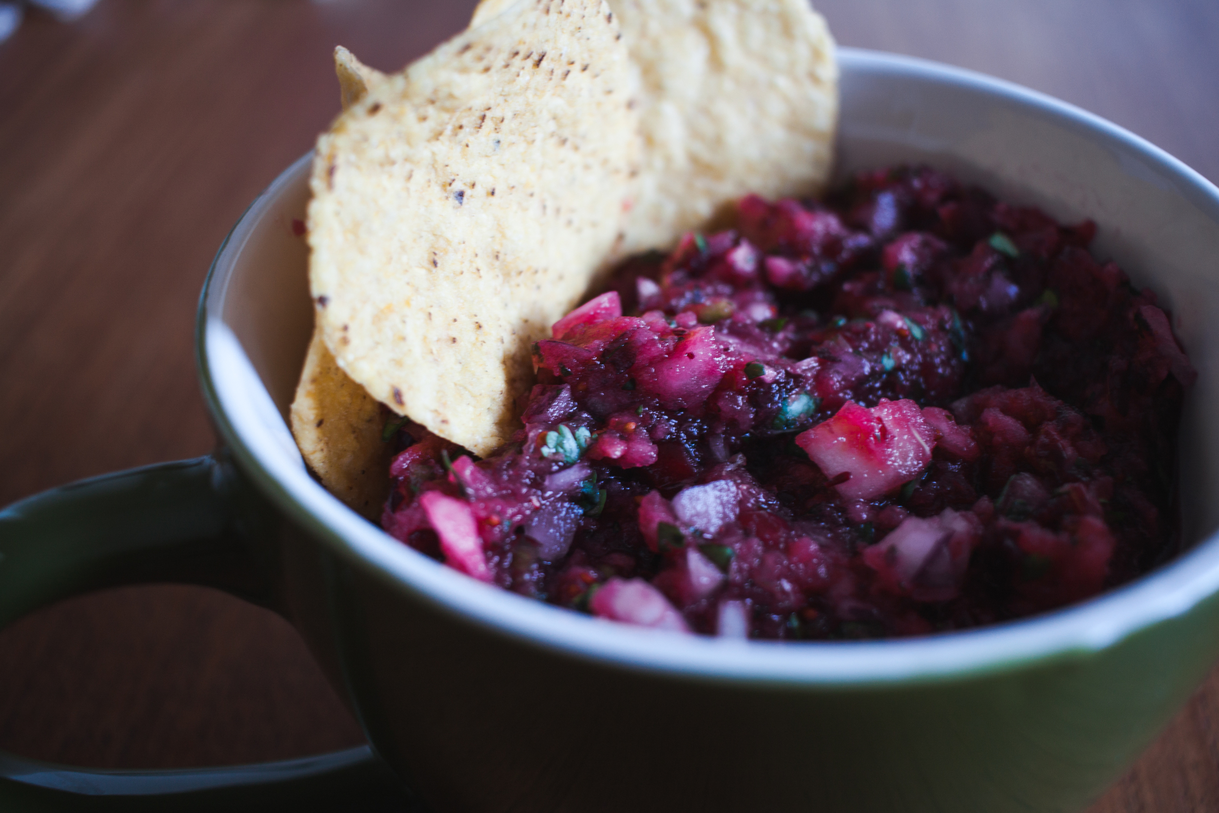CRANBERRY SALSA – HOLIDAY PARTY DISH
