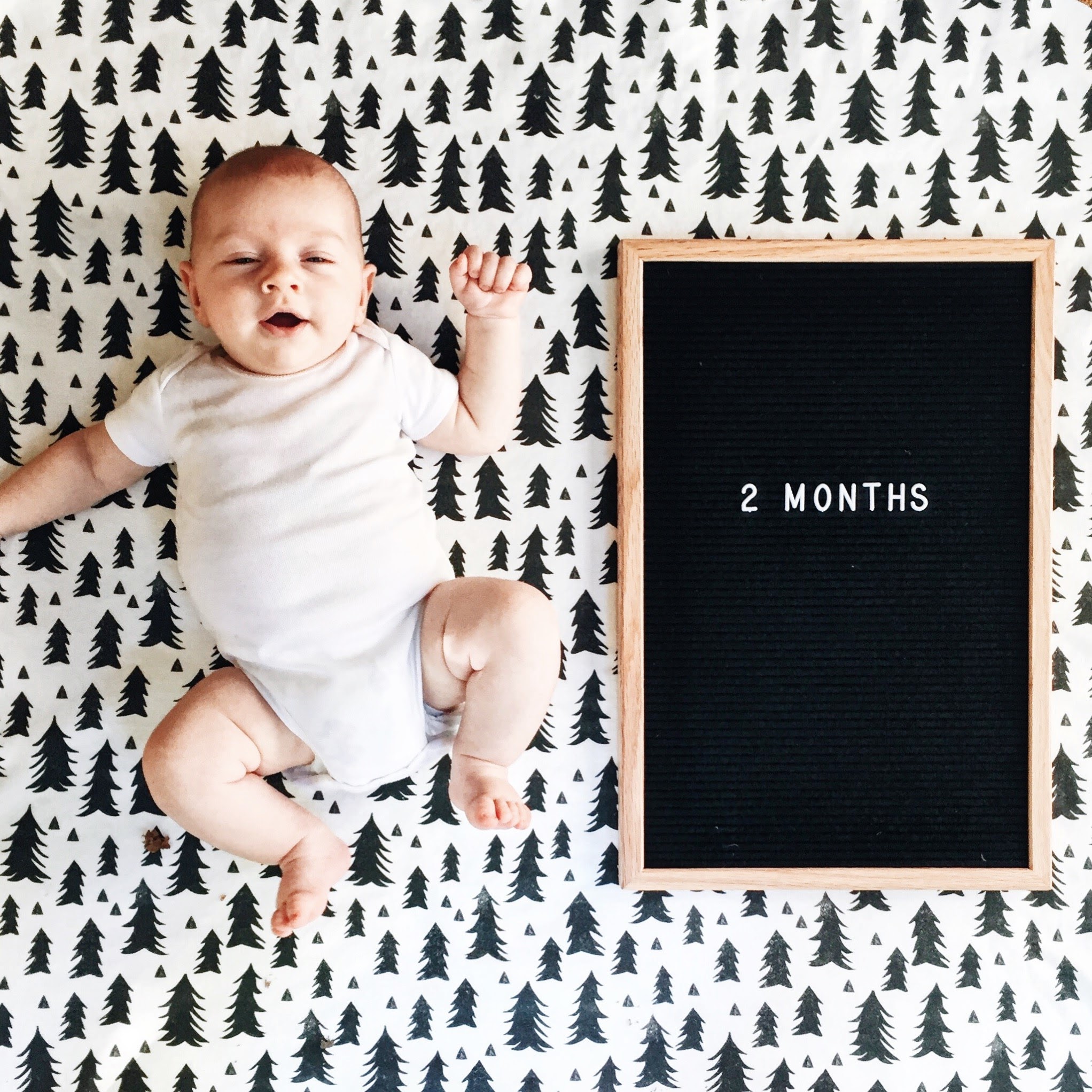 Look at those leg rolls! This little guy is a champ – in the 95th percentile in height and weight (but in the 100th percentile in cuteness); I cracked into his 3-6 month clothes 2 weeks ago. His need for speed is still going strong- doing baby crunc…